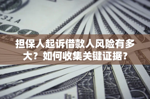 北京担保人起诉借款人风险有多大？如何收集关键证据？