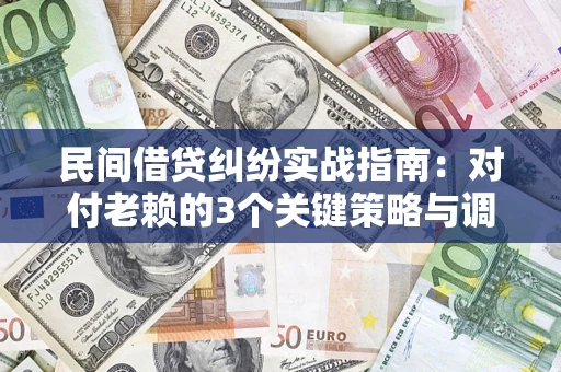 北京民间借贷纠纷实战指南：对付老赖的3个关键策略与调解盲区解析
