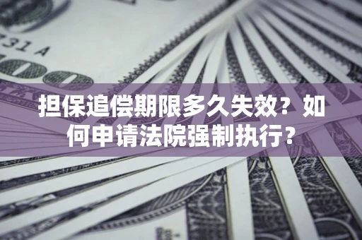 北京担保追偿期限多久失效？如何申请法院强制执行？