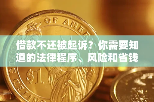北京借款不还被起诉？你需要知道的法律程序、风险和省钱技巧