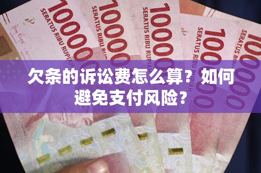 北京欠条的诉讼费怎么算？如何避免支付风险？